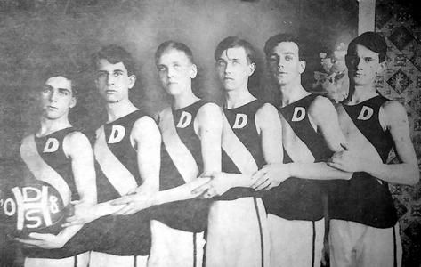 DeRuyter's first basketball team